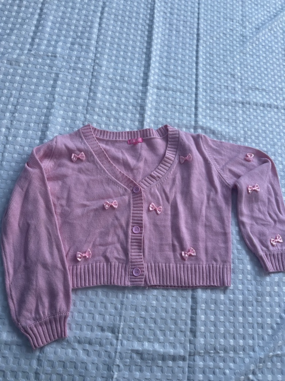 Sugar-Thrillz Knitted Bow Cardigan XL